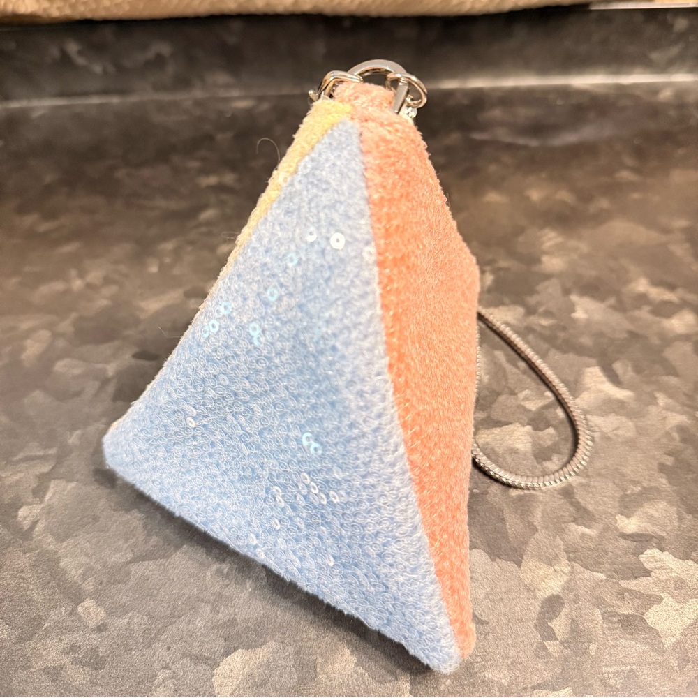 Charles & Keith Sequin Color Block Tassel Pyramid… - image 3